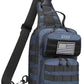 Tactical Sling Backpack With Holster Military Crossbody Bag for Men Single Shoulder Back Pack 10L