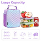 Kids Lunch box Insulated Soft Bag Mini Cooler Back to School Thermal Meal Tote Kit for Girls