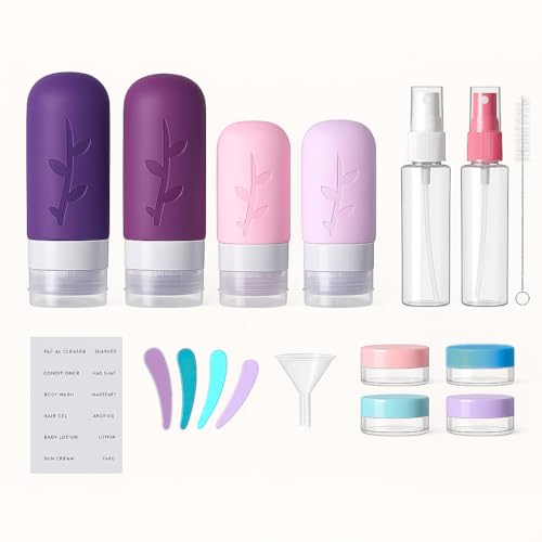 TSA Approved Travel Containers for Toiletries (18 Count)