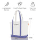Medium Classic Personalized Monogram Canvas Tote Bag for Women