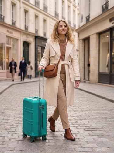 24 Inch Luggage Suitcase with Spinner Wheels TSA Lock