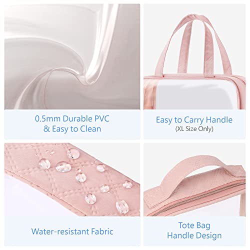Clear Makeup Bag Travel (3 Count)
