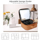 Travel Makeup Bag with LED Mirror Travel Makeup Organizer with 3 Lighted Settings