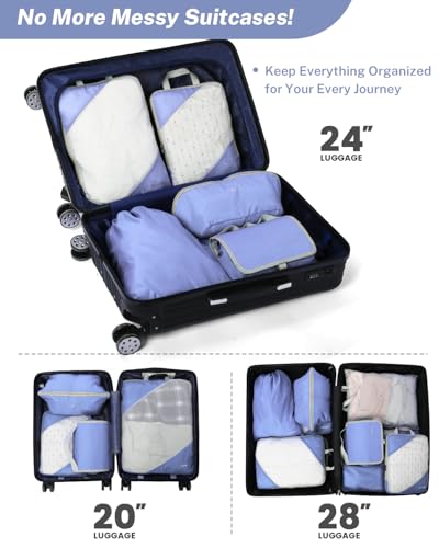 Compression Packing Cubes for Travel (10 Count)