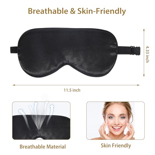 4 Pack Silk Sleep Mask (4 Count)