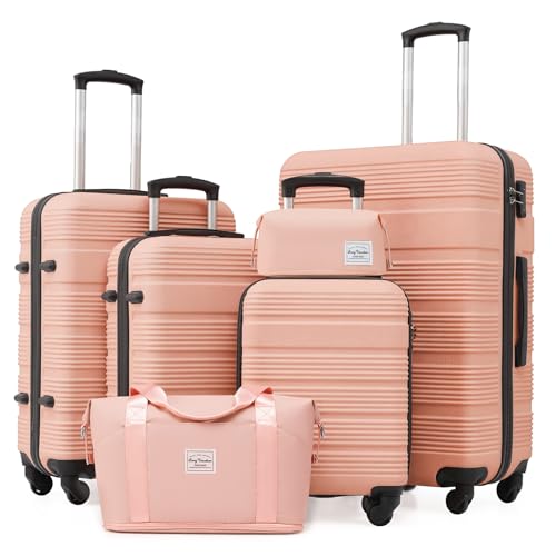 Luggage Sets with Spinner Wheels (6 Count)