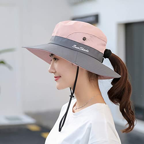 Women's Ponytail Safari Sun Hat