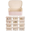 Jewelry Organizer with Clear 12 Velvet Bags