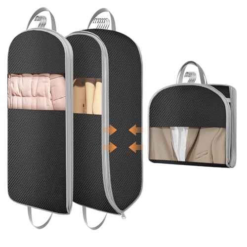 Garment Bags for Hanging Clothes 10" Gusseted (2 Count)