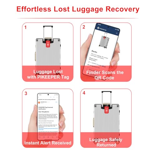 Smart Luggage Tags 4 (4 Count)