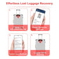 Smart US Flag Luggage Tags 4 (4 Count)