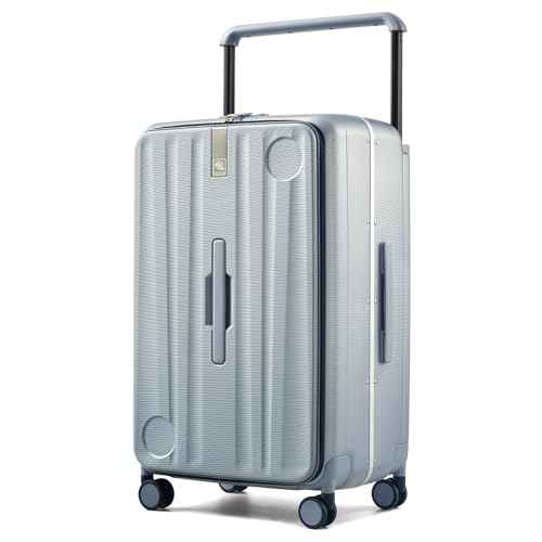 Multifunctional 26 Inch Hard Shell Suitcases with Wheels Travel Approved Luggage Large Rolling Suitcase Checked Luggage for Women Men