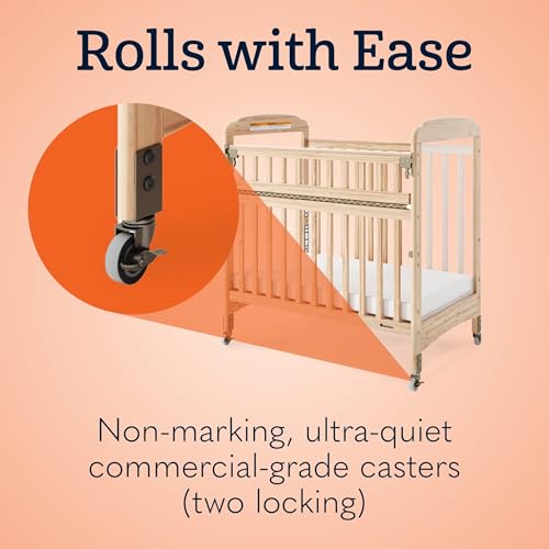 Serenity SafeReach Slatted Crib with Adjustable Mattress Board
