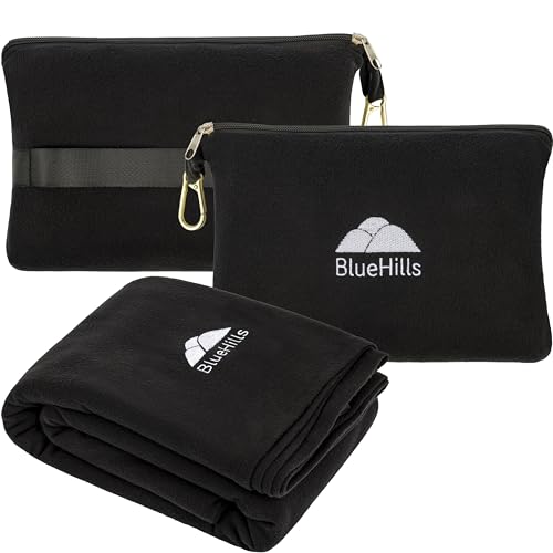 Premium Soft Lightweight Travel Blanket Pillow 2 in 1