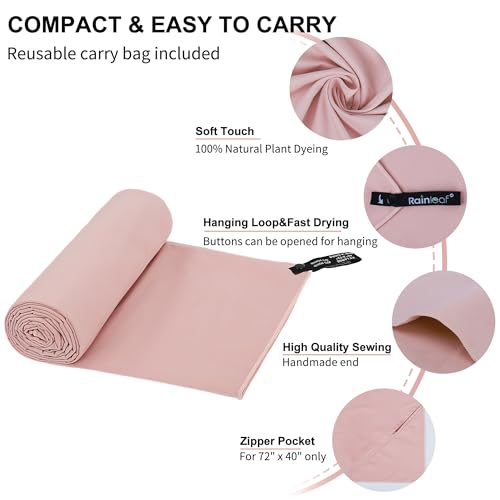 Microfiber Towel Quick Dry Camping & Travel & Gym Towel. Compact