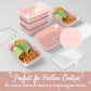 Prep 1 Compartment Meal Prep Containers with Lids (10 Count)