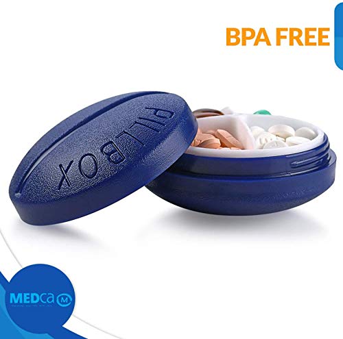 Pill Box Round for Travel