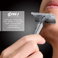 Classic 3 Piece Double Edge Safety Razor Wet Shaving for Men Women with Platinum Blade and Mirrored Travel Case BD176 (3 Count)