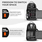 2-in-1 Camera Backpack & Shoulder Sling Bag Compact 9L Black TR-S