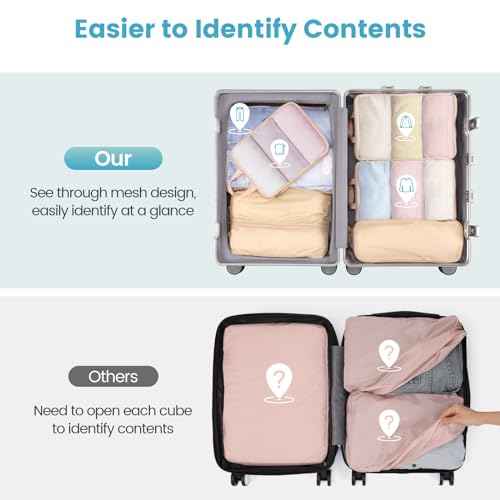 Mesh Compression Packing Cubes (6 Count)