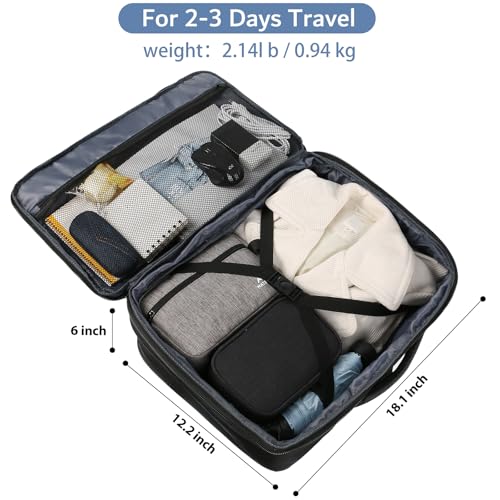 Black Mens Travel Backpack