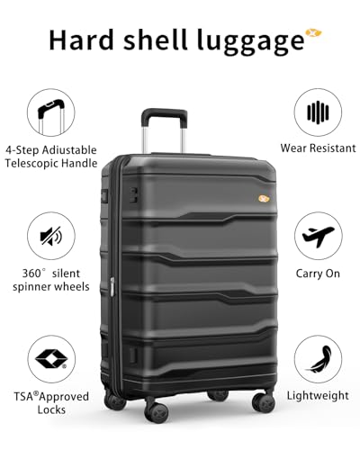 28 Inch Luggage with Spinner Wheels