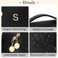 Initial Makeup Bag Personalized Gift for Women Teen Girls