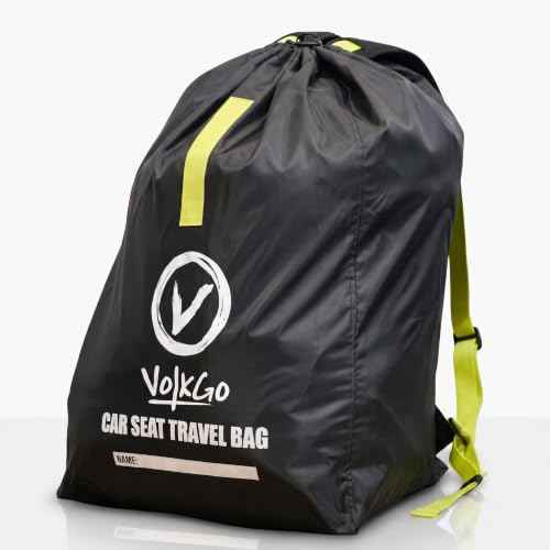 Car Seat Travel Bag for Air Travel with Padded Backpack Straps