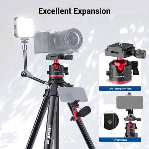 Basics 66.5" 169 cm Travel Tripod for Camera
