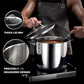 11-Piece Tri-Ply Stainless Steel Pots and Pans Set, 18/10 Stainless Steel Cookware Set with Steamer Insert, Induction Kitchen Cookware Sets with Cool Ergonomic Handles, Dishwasher, Oven Safe (11 Count)