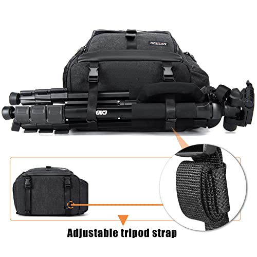Camera Backpack Canvas Photography Bag for DSLR