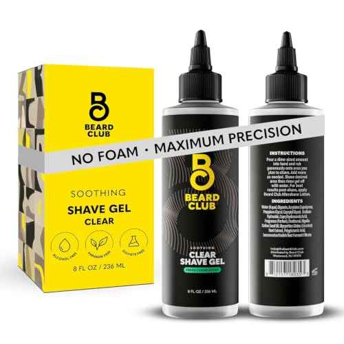 Beard Club Premium Shaving Gel for Men (8 Fl Oz)