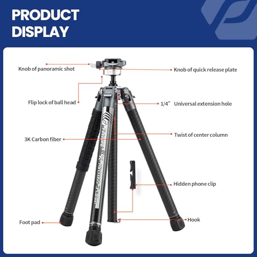62" Camera Tripod
