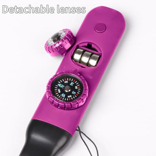 Multifunctional Survival Emergency Whistle for Kids with Compass Hiking Survival (2 Count)