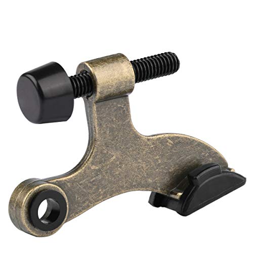 8 Pack Hinge Pin Antique Brass Door Stopper (8 Count)