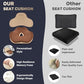 Car Seat Cushion and Lumbar Support Pillow