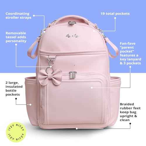 Boss Plus Diaper Bag Backpack with 19 Pockets