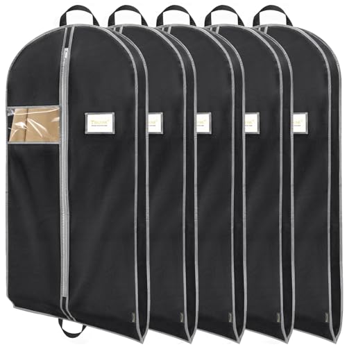 5PK Garment Bags for Hanging Clothes (5 Count)