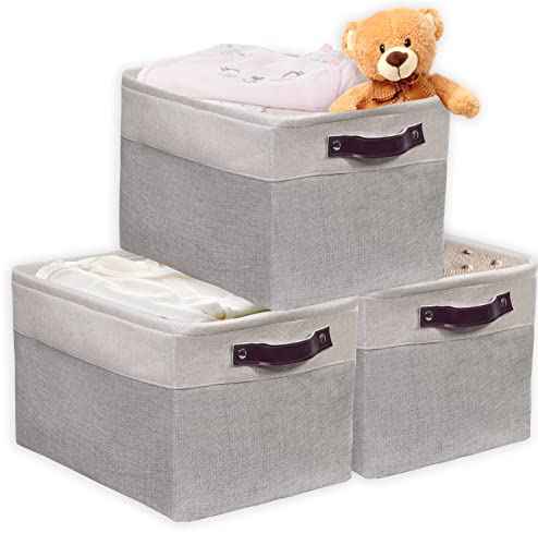 15" x 11" Large Fabric Storage Bin (3 Count)