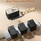 9-in-1 High-Power Universal Travel Adapter, 205W GaN Worldwide Charging Hub with 6 USB-C & 1 USB-A, AC Outlet, Type A/C/G/I Plugs for 200+ Countries, Safe for Laptops, Phones, Cruise Ready