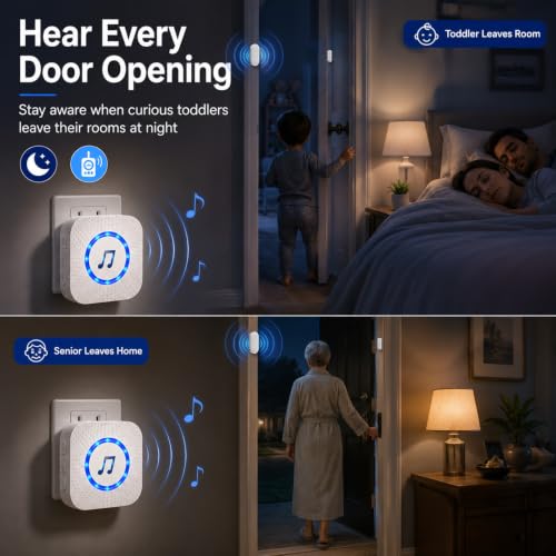 Door Chime Alarm When Open for Kids Safety
