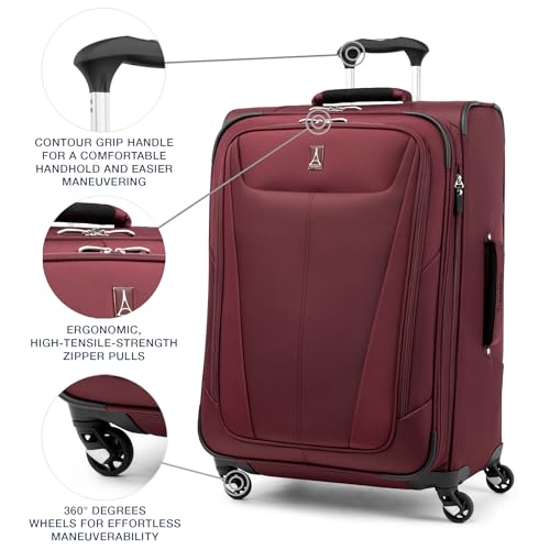 Maxlite 5 Softside Checked Luggage Spinner