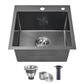 18×18 Inch Drop In Bar Prep Sink