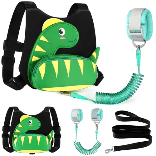Toddler Harness Leash + Anti Lost Wrist Link