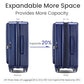3 Piece Luggage Set 100% PC Hardshell (3 Count)