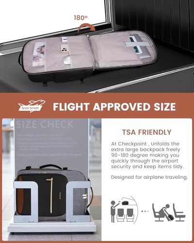 40L Travel Backpack for Women & Men