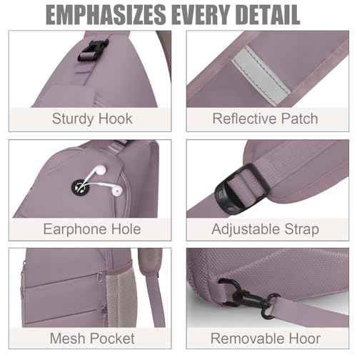 Crossbody Bags for Women Men Trendy Sling Bag Backpack Chest Bag