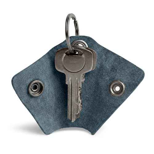 Full Grain Leather Wrap Keychain