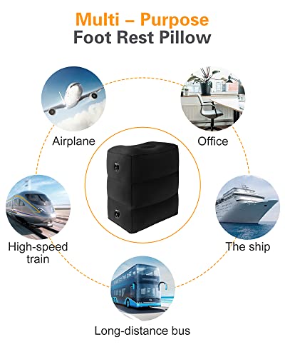 Inflatable Foot Rest Pillow