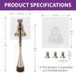 HASHI 6 Inch Kickdown Door Stopper No Drilling